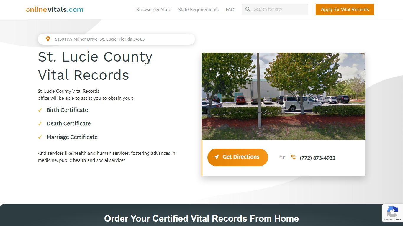 St. Lucie County Vital Records in St. Lucie, Florida ...